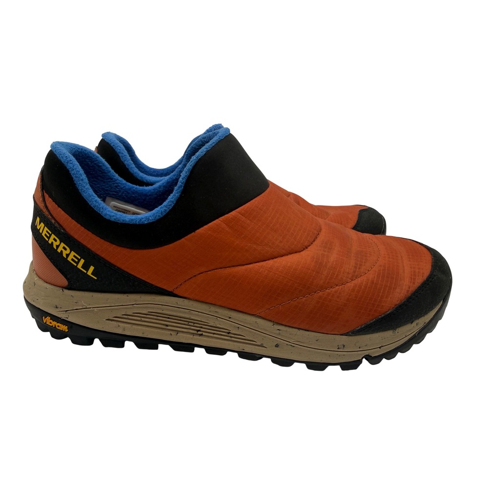Merrell Nova Sneaker Moc Mens 10.5 Orange Quilted Vibram J066957